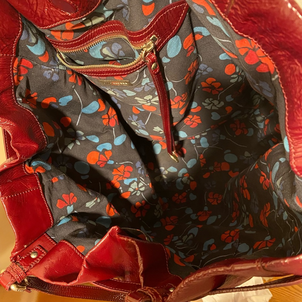 Marc Jacobs Burgundy Leather overnight/Backpack tote - Picture 6 of 10